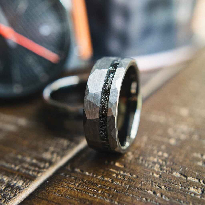 The Anakin men’s tungsten wedding band